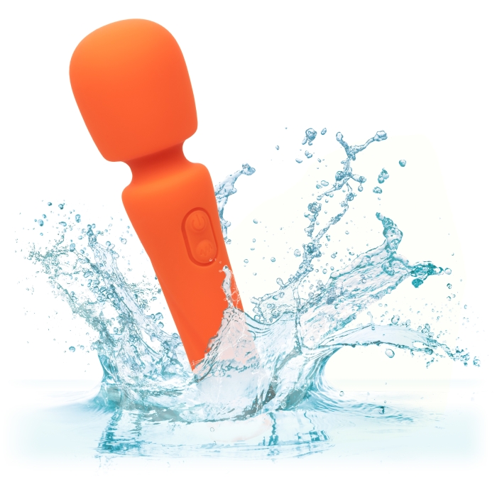 MINI MASSAGER ORANGE 10X STELLA LIQUID SILICONE