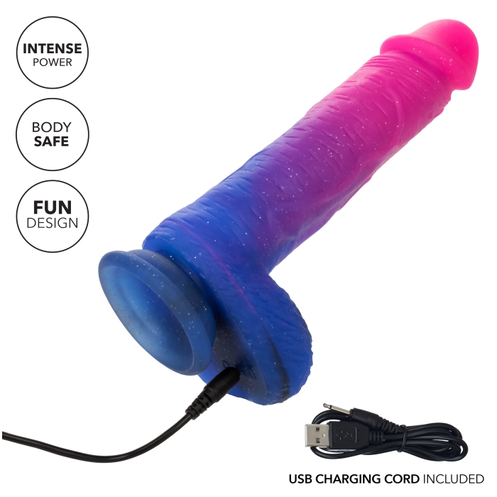 NAUGHTY BITS OMBRE HOMBRE XL VIBE DILDO