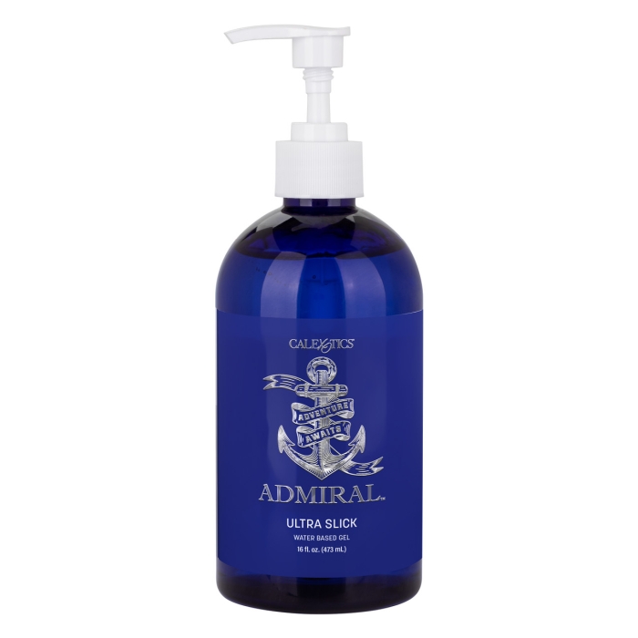 ADMIRAL ULTRA SLICK WATER BASED GEL 16 FL. OZ ADMIRAL ULTRA SLICK WATER BASED GEL 16 FL. OZ