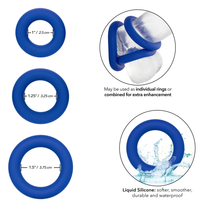 ADMIRAL UNIVERSAL COCK RING SET 1.5"