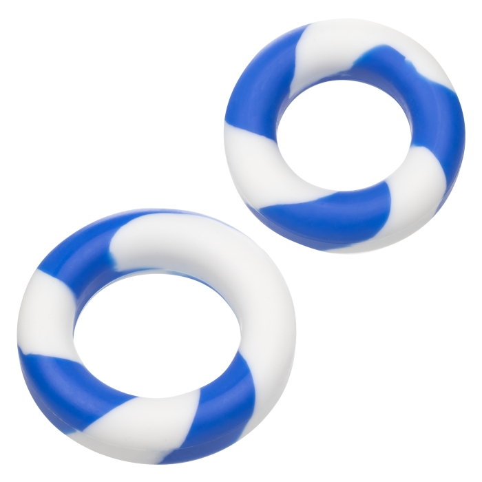 COCK RING BLUE-WHITE ADMIRAL 2 SET