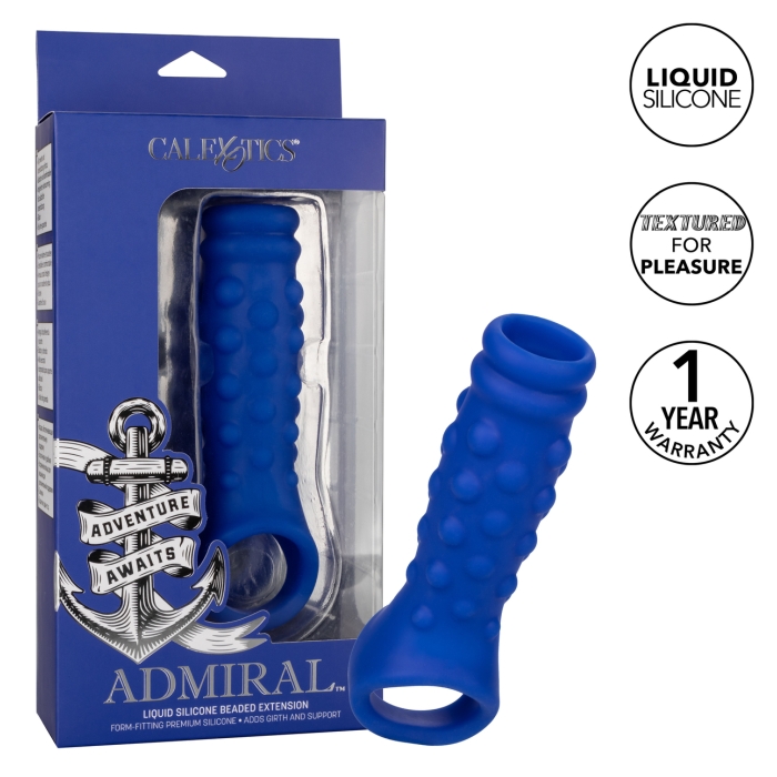 ADMIRAL LIQUID SILICONE BEADED EXTENSION 4" ADMIRAL LIQUID SILICONE BEADED EXTENSION 4"