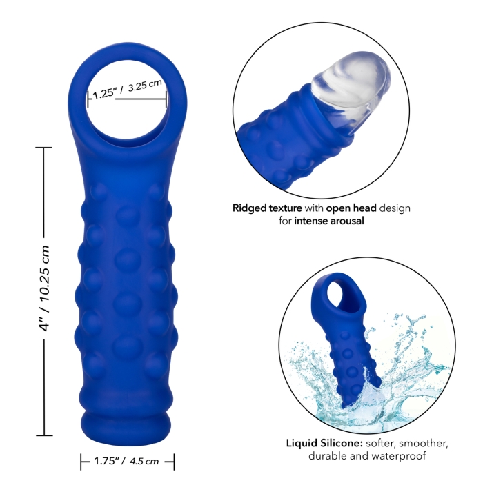 ADMIRAL LIQUID SILICONE BEADED EXTENSION 4"