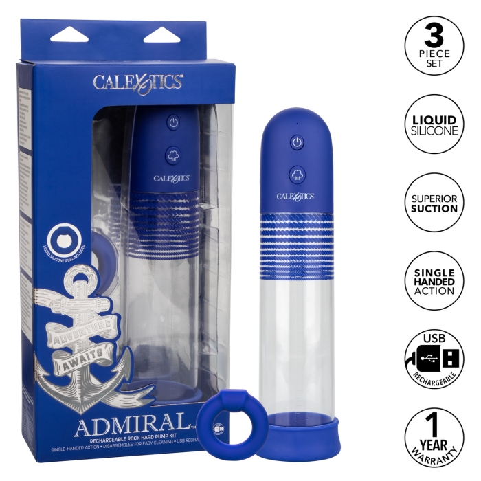 ADMIRAL RECHARGEABLE ROCK HARD PUMP KIT ADMIRAL RECHARGEABLE ROCK HARD PUMP KIT