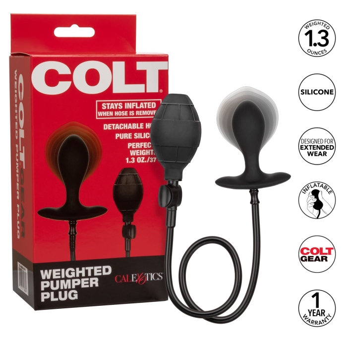 COLT WEIGHTED PUMPER PLUG - BLACK COLT WEIGHTED PUMPER PLUG - BLACK