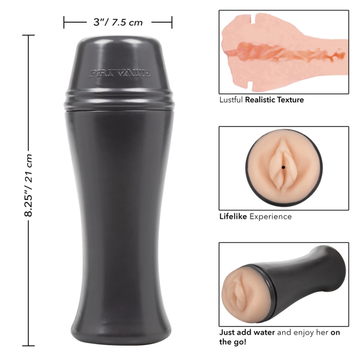 PRIVATE SELF LUBRICATING WET KITTEN TO GO STROKER