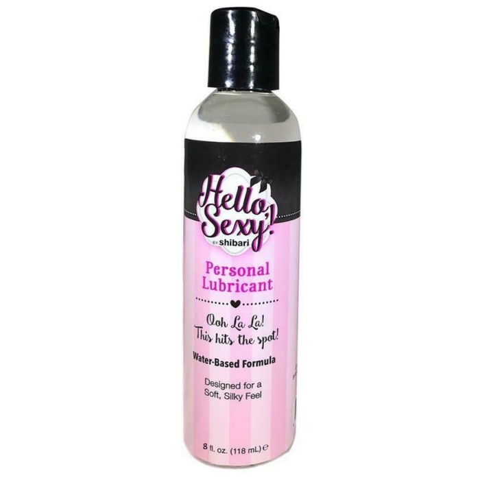 SHIBARI HELLO SEXY WATERBASED LUBE 8OZ SHIBARI HELLO SEXY WATERBASED LUBE 8OZ