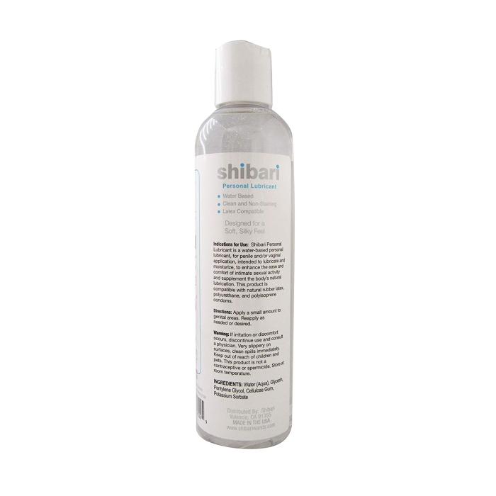 SHIBARI PERSONAL WATERBASED LUBE 8OZ