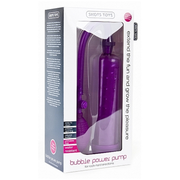 BUBBLE POWER PUMP - PURPLE BUBBLE POWER PUMP - PURPLE