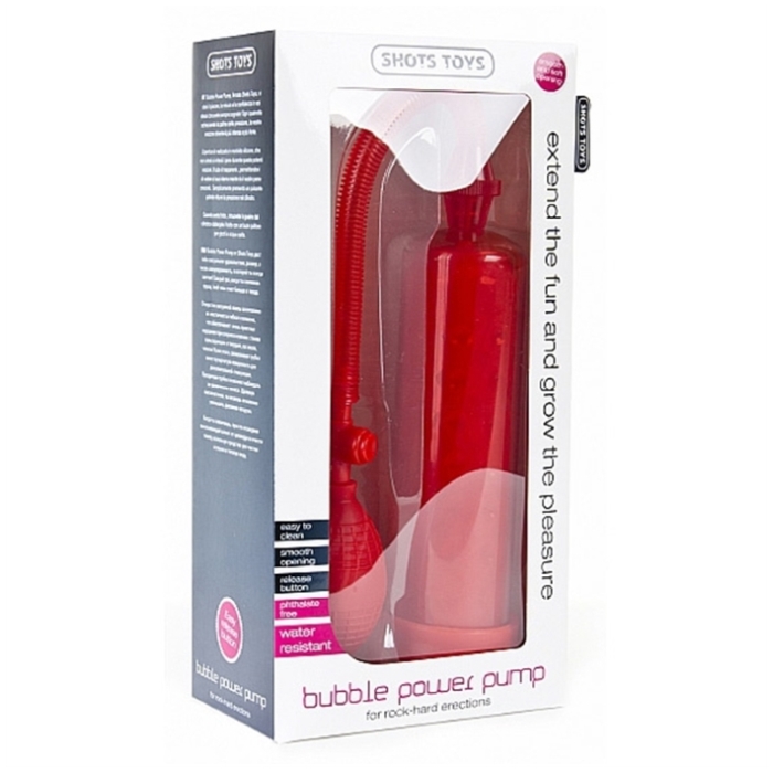 BUBBLE POWER PUMP - RED BUBBLE POWER PUMP - RED
