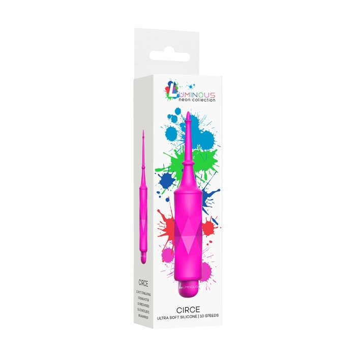 CIRCE ABS BULLET W/ SILICONE SLEEVE 10X - FUCHSIA CIRCE ABS BULLET W/ SILICONE SLEEVE 10X - FUCHSIA