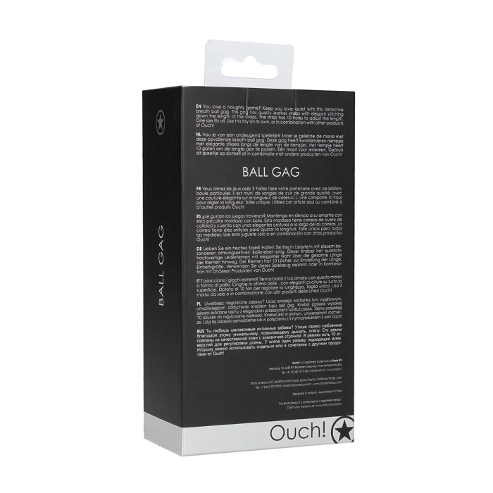 GAG BALL - BLACK