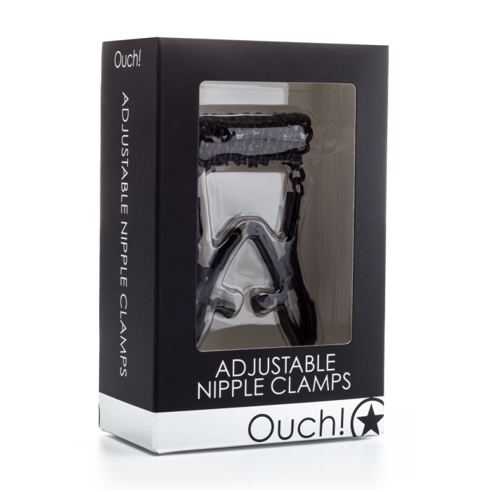 ADJUSTABLE NIPPLE CLAMPS - BLACK ADJUSTABLE NIPPLE CLAMPS - BLACK