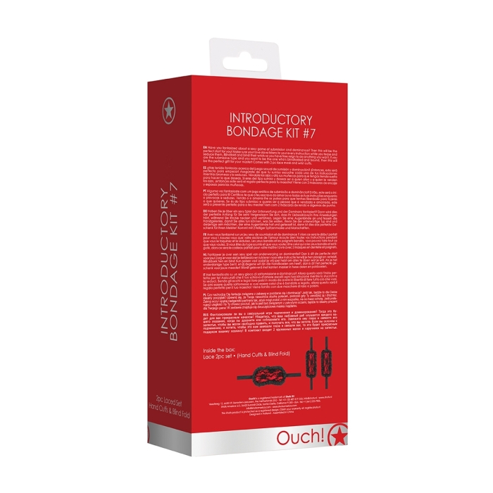 INTRODUCTORY BONDAGE KIT #7 - RED