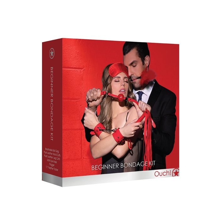 BEGINNERS BONDAGE KIT - RED BEGINNERS BONDAGE KIT - RED
