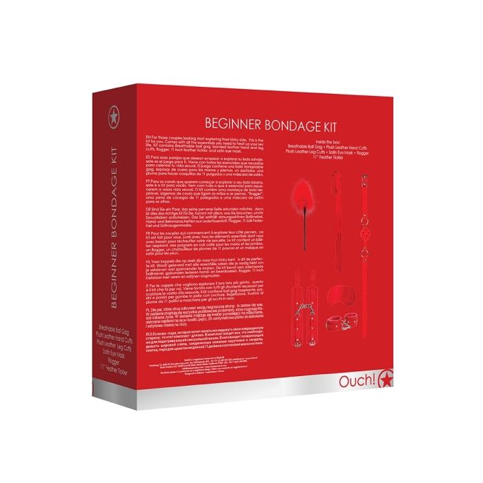 BEGINNERS BONDAGE KIT - RED