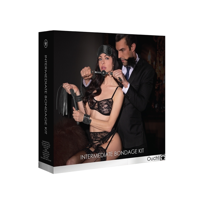 INTERMEDIATE BONDAGE KIT - BLACK INTERMEDIATE BONDAGE KIT - BLACK