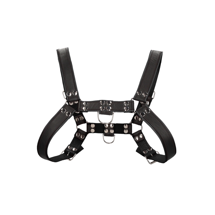 CHEST BULLDOG HARNESS - L/XL - BLACK