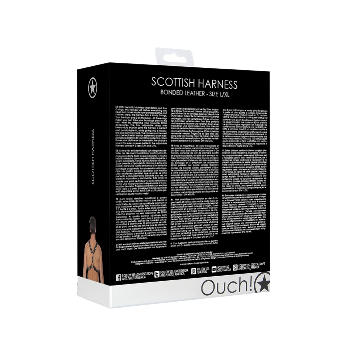 SCOTTISH HARNESS - L/XL - BLACK
