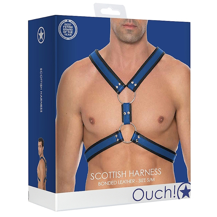 Z SERIES SCOTTISH HARNESS S/M BLUE Z SERIES SCOTTISH HARNESS S/M BLUE