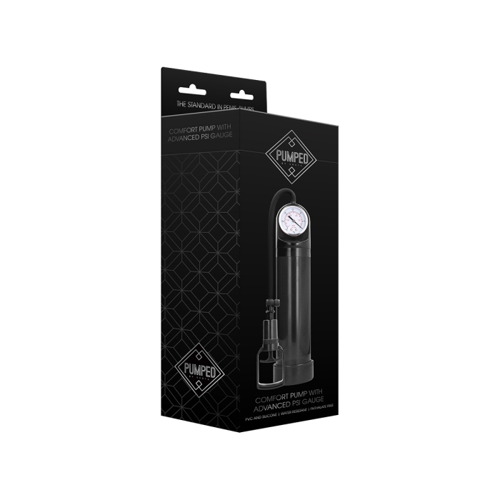 COMFORT PUMP WITH ADVANCED PSI GAUGE - BLACK COMFORT PUMP WITH ADVANCED PSI GAUGE - BLACK