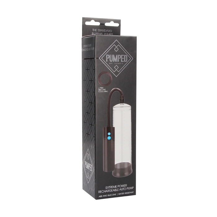 EXTREME POWER RECHARGEABLE AUTO PUMP - TRANSPARENT EXTREME POWER RECHARGEABLE AUTO PUMP - TRANSPARENT