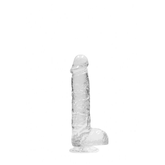 REALISTIC DILDO WITH BALLS 6IN / 15 CM