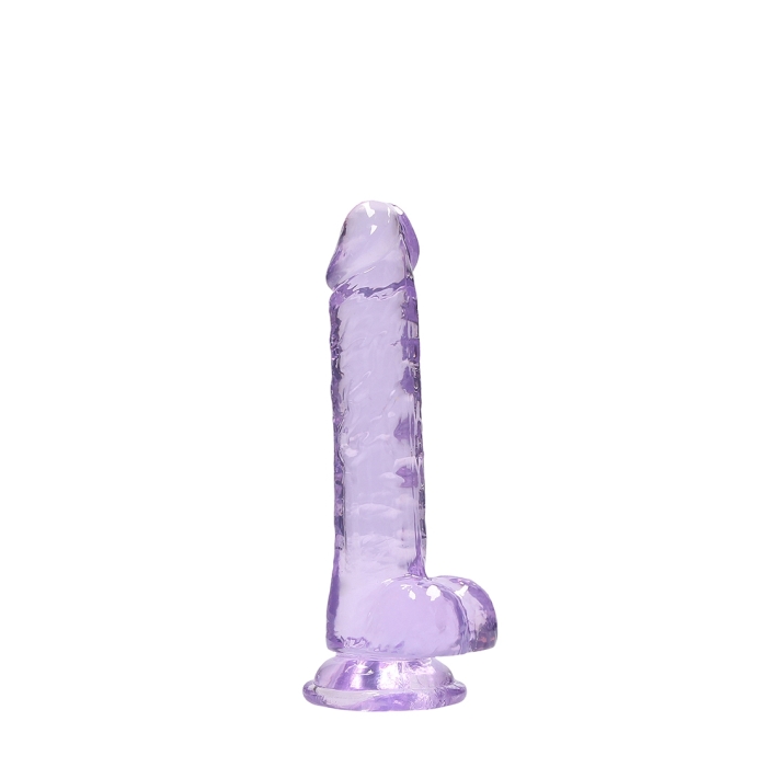 REALISTIC DILDO WITH BALLS 7IN / 17 CM
