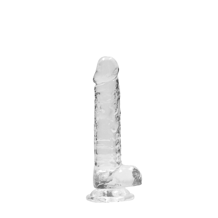 REALISTIC DILDO WITH BALLS 7IN / 17 CM
