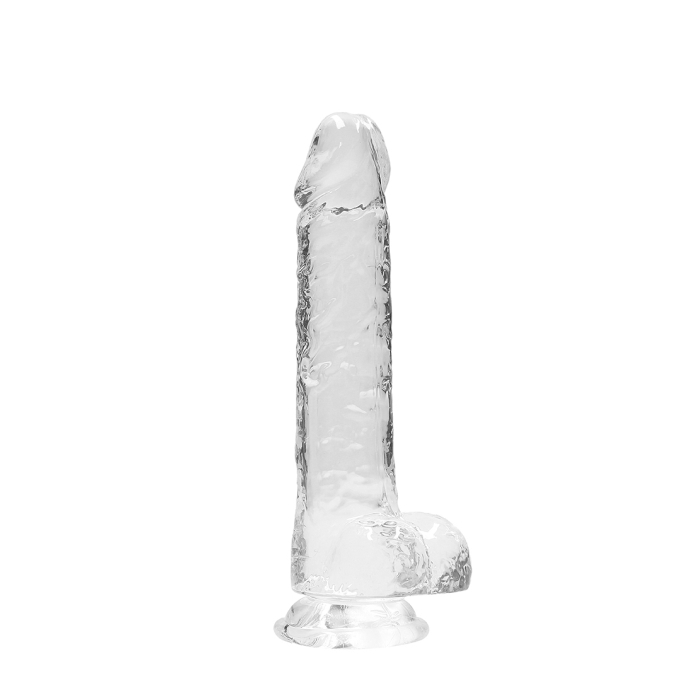 REALISTIC DILDO WITH BALLS 8IN / 19 CM