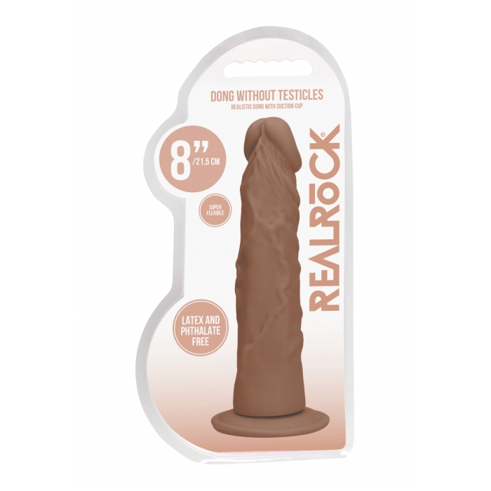 DONG WITHOUT TESTICLES 8IN / 20 CM - TAN DONG WITHOUT TESTICLES 8IN / 20 CM - TAN