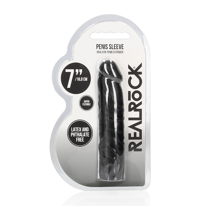PENIS EXTENDER 7" 17,5 CM BLACK PENIS EXTENDER 7" 17,5 CM BLACK