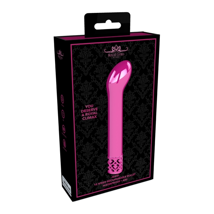 JEWEL - RECHARGEABLE ABS BULLET - PINK JEWEL - RECHARGEABLE ABS BULLET - PINK