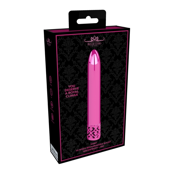 SHINY - RECHARGEABLE ABS BULLET - PINK SHINY - RECHARGEABLE ABS BULLET - PINK