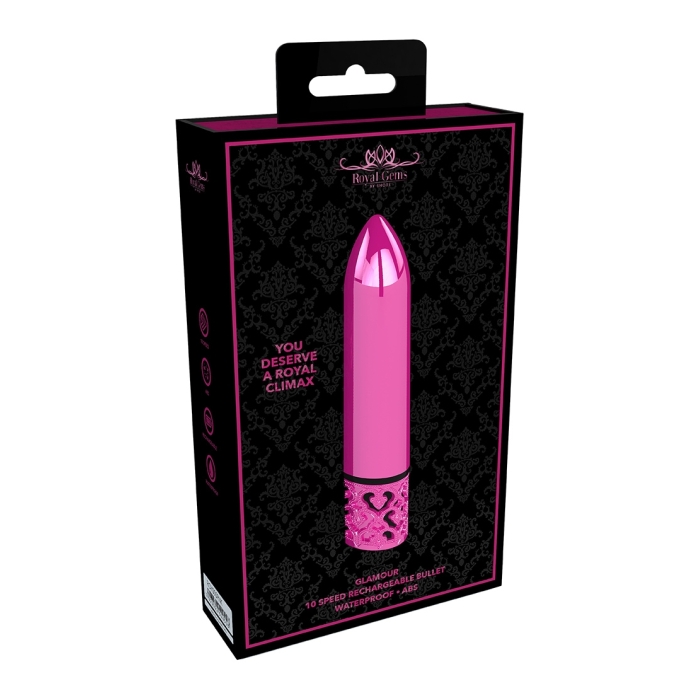 GLAMOUR - RECHARGEABLE ABS BULLET - PINK GLAMOUR - RECHARGEABLE ABS BULLET - PINK