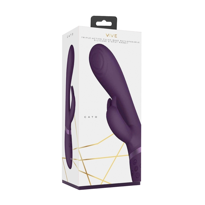 CATO - PULSE G-SPOT RABBIT - PURPLE CATO - PULSE G-SPOT RABBIT - PURPLE