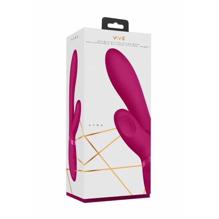 KYRA - PULSE CLITORAL RABBIT - PINK KYRA - PULSE CLITORAL RABBIT - PINK