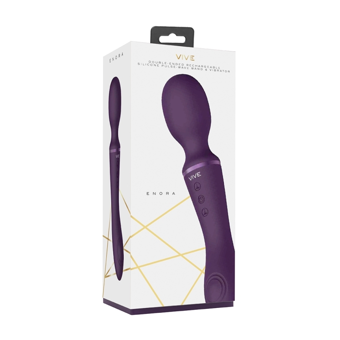 ENORA - WAND & VIBRATOR - PURPLE ENORA - WAND & VIBRATOR - PURPLE