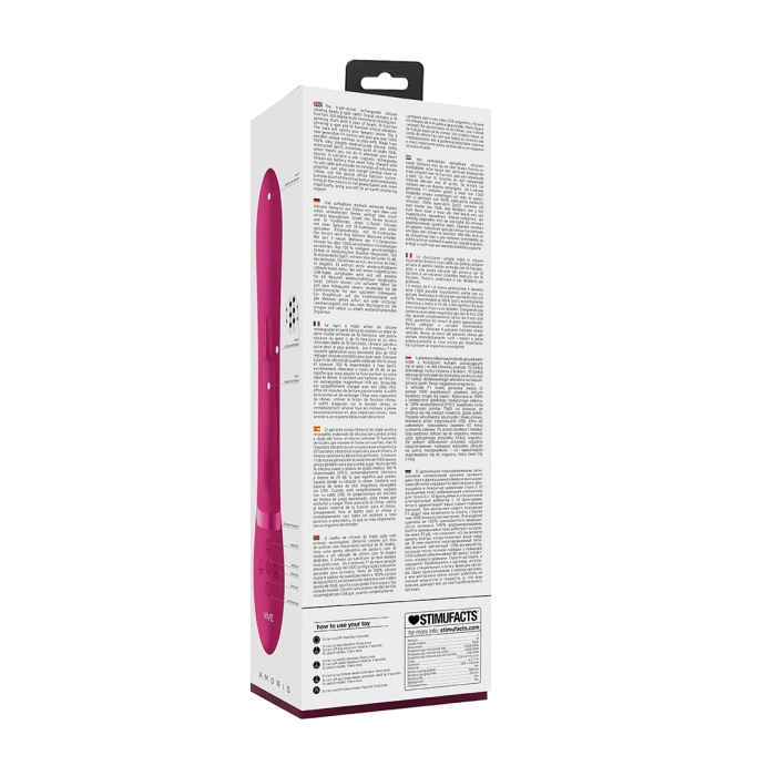 AMORIS - STIMULATING BEADS RABBIT - PINK