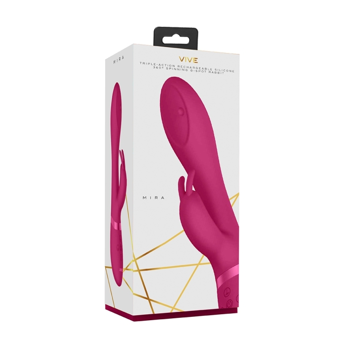 MIRA - SPINNING G-SPOT RABBIT - PINK MIRA - SPINNING G-SPOT RABBIT - PINK