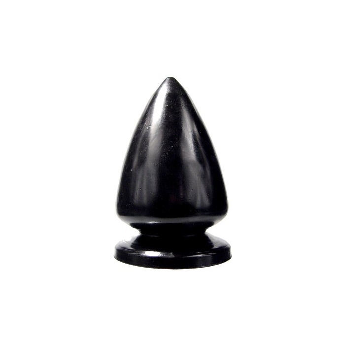 XX-LARGE BUTT PLUG-BLACK XX-LARGE BUTT PLUG-BLACK
