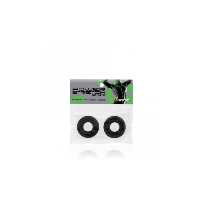 SMOOTH SILCONE BLACK 2PK (SI-95002) SMOOTH SILCONE BLACK 2PK (SI-95002)