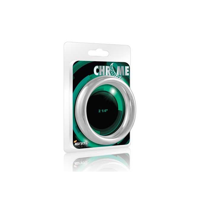 CHROME DONUT COCK RING - 2.25IN CHROME DONUT COCK RING - 2.25IN