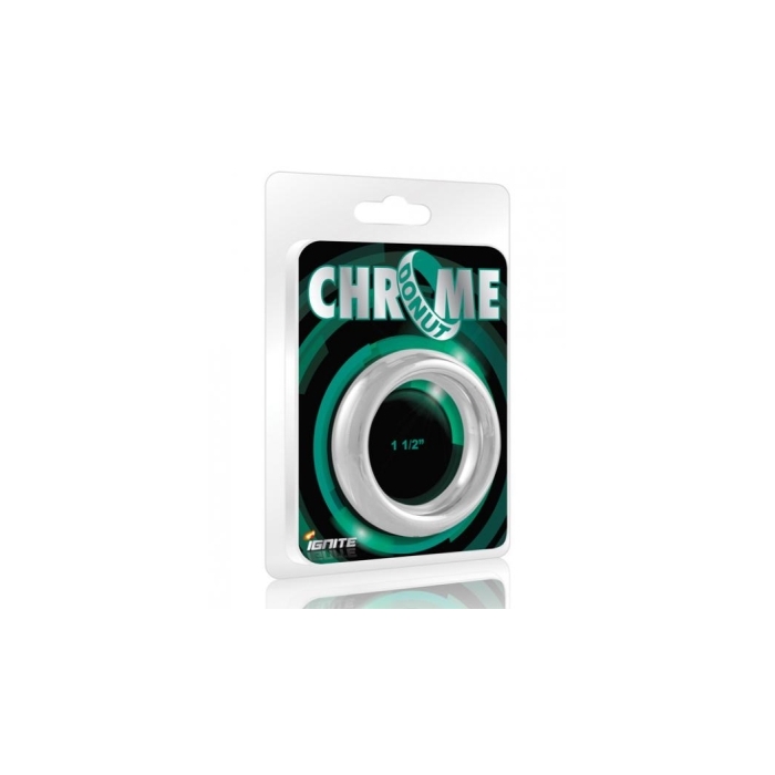 CHROME DONUT COCK RING - 1.50 (SI-95015) CHROME DONUT COCK RING - 1.50 (SI-95015)