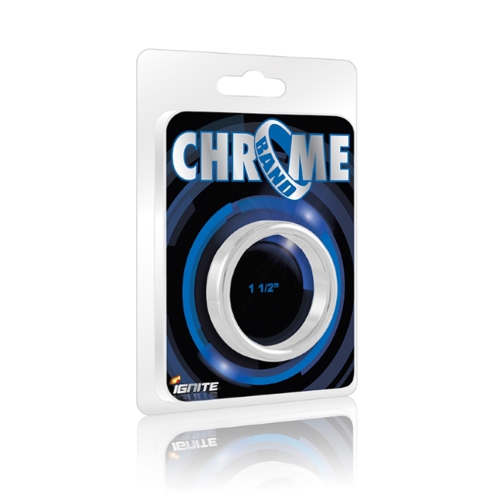 THICK CHROME COCK RING - 1.50IN THICK CHROME COCK RING - 1.50IN