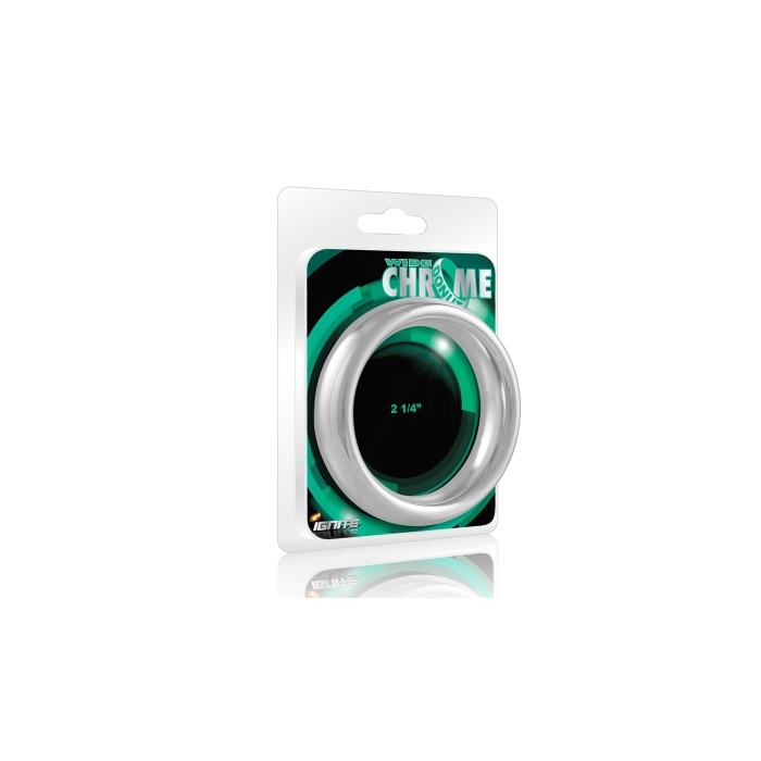 WIDE CHROME DONUT COCK RING - 2.25 (SI-95027) WIDE CHROME DONUT COCK RING - 2.25 (SI-95027)