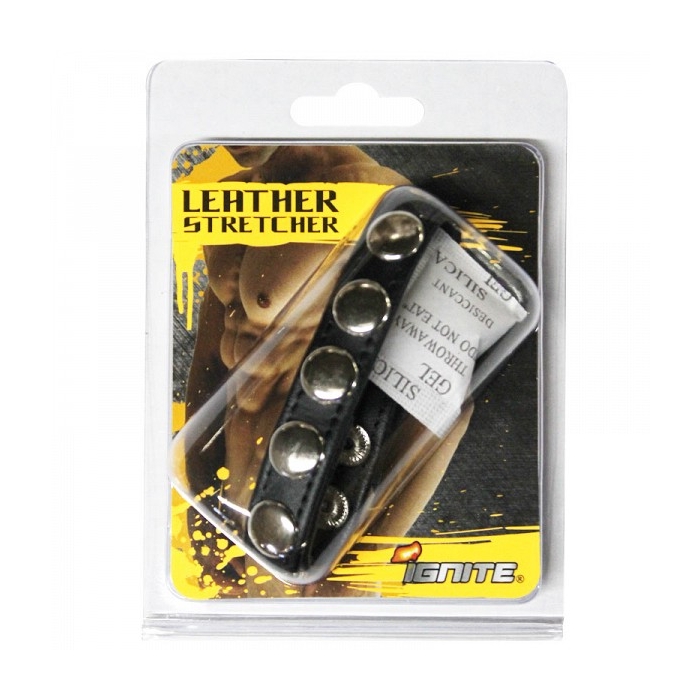 5 SNAP LEATHER COCK RING 5 SNAP LEATHER COCK RING