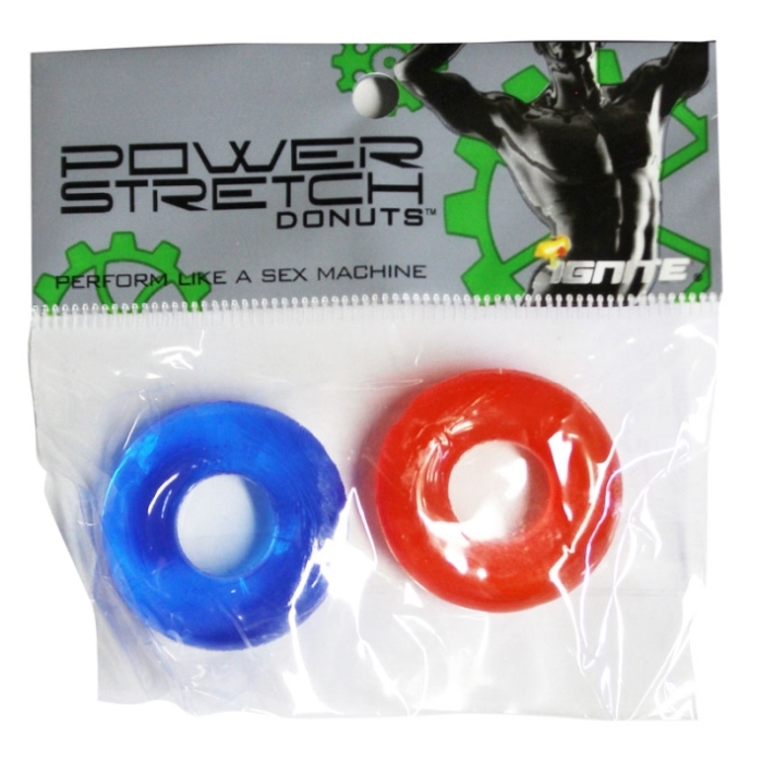 POWER STRETCH DONUTS 2 PACK - RED/BLUE POWER STRETCH DONUTS 2 PACK - RED/BLUE