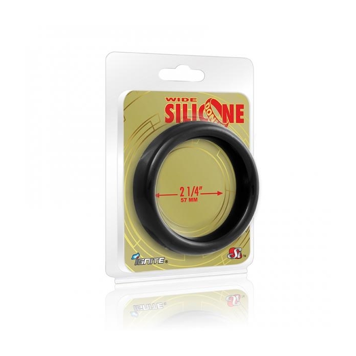 WIDE SILICONE DONUT - BLACK (2.25/57MM) WIDE SILICONE DONUT - BLACK (2.25/57MM)