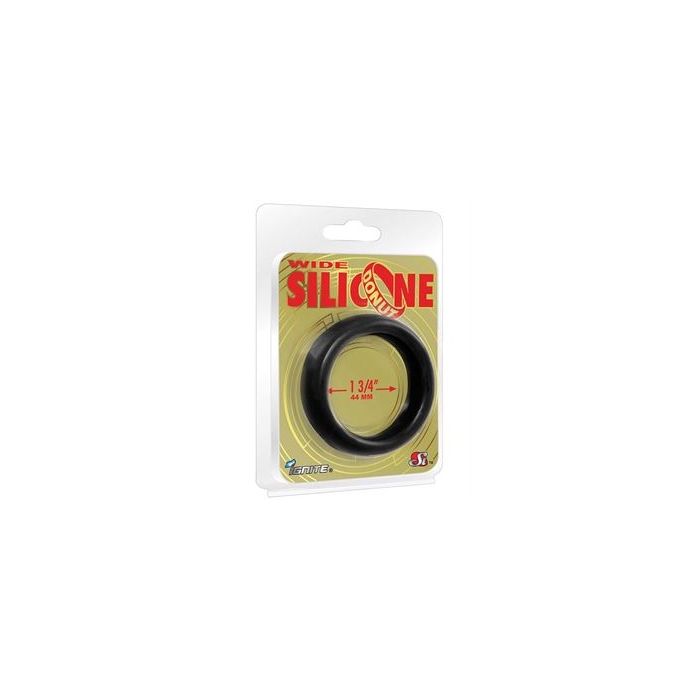 WIDE SILICONE DONUT - BLACK (1.75/44MM) WIDE SILICONE DONUT - BLACK (1.75/44MM)
